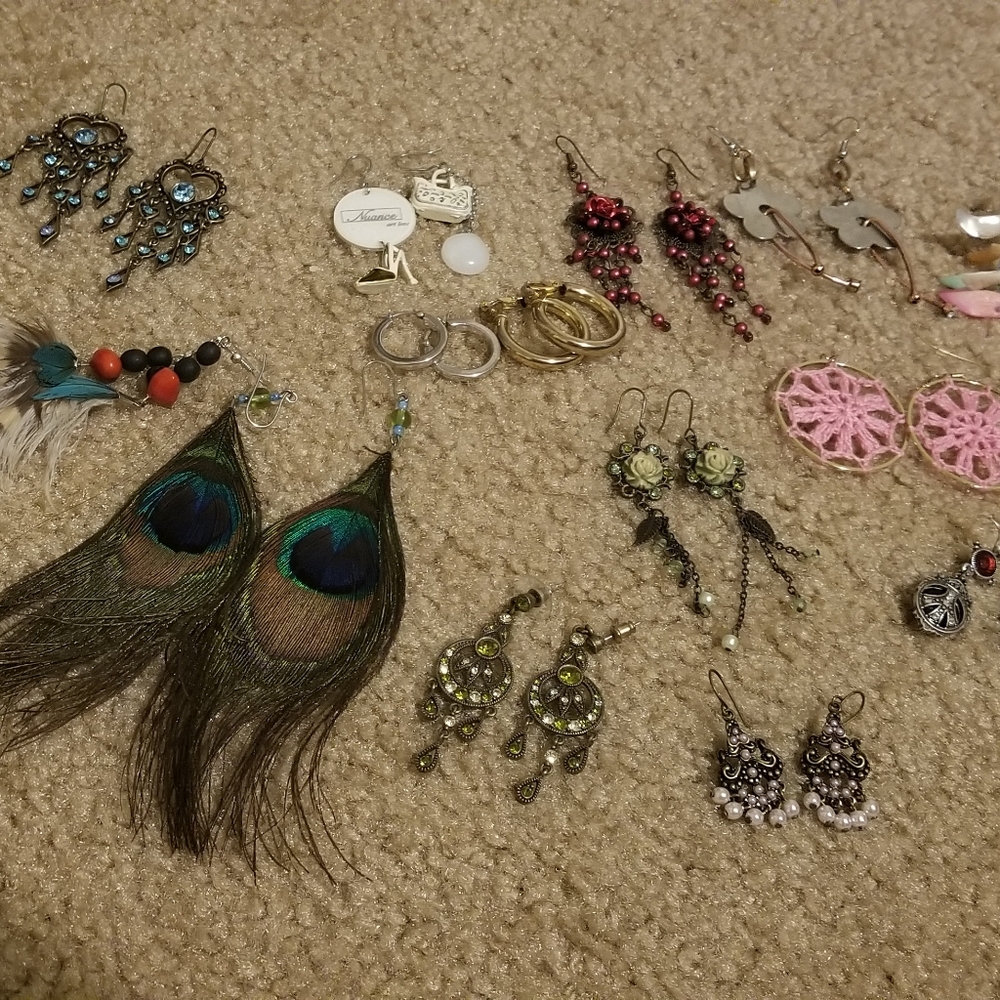 Various earrings